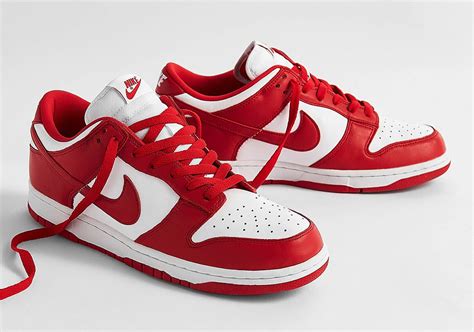 nike air dunks red|Nike dunks low red men.